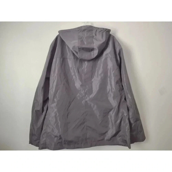 NWOT Cole Haan Women's XL Signature Water Resistant Hooded Rain Jacket Packable - Picture 5 of 9